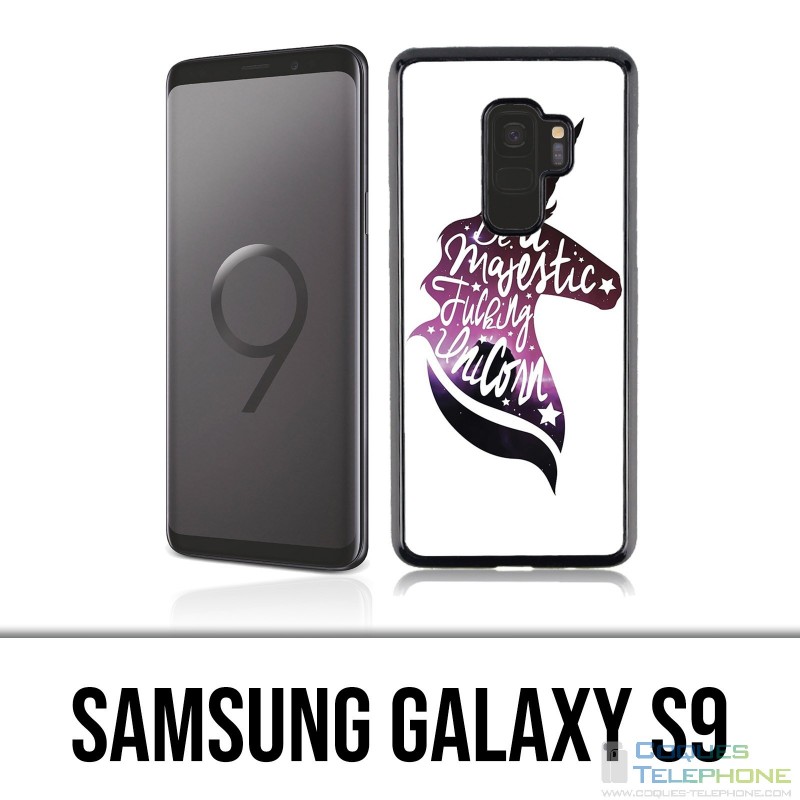 Coque Samsung Galaxy S9 - Be A Majestic Unicorn