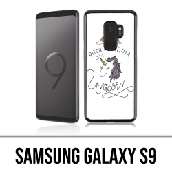 Coque Samsung Galaxy S9 - Bitch Please Unicorn Licorne