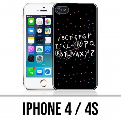 Custodia per iPhone 4 / 4S - Stranger Things Alphabet
