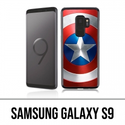 Coque Samsung Galaxy S9 - Bouclier Captain America Avengers