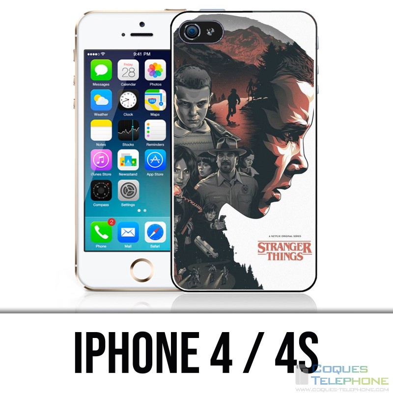 IPhone 4 / 4S case - Stranger Things Fanart