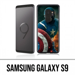 Coque Samsung Galaxy S9 - Captain America Comics Avengers