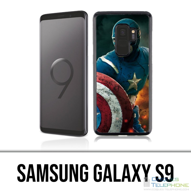 Samsung Galaxy S9 Case - Captain America Comics Avengers