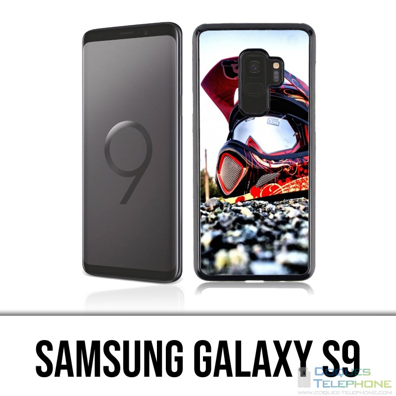 Funda Samsung Galaxy S9 - Casco Moto Cross