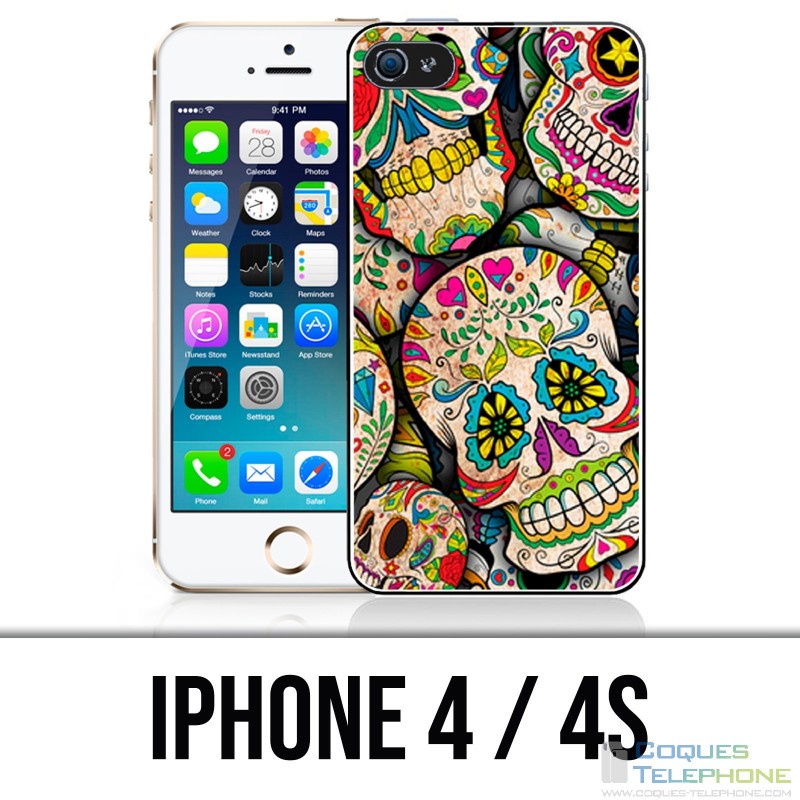 Coque iPhone 4 / 4S - Sugar Skull