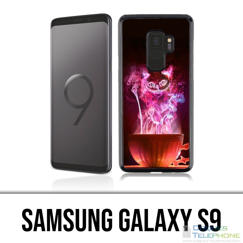 Samsung Galaxy S9 Hülle - Katzenbecher Alice im Wunderland