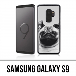 Samsung Galaxy S9 Hülle - Dog Pug Ears