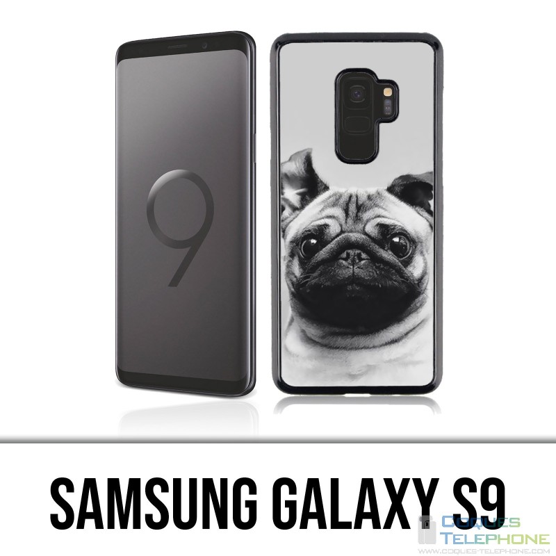Carcasa Samsung Galaxy S9 - Orejas de Perro Pug