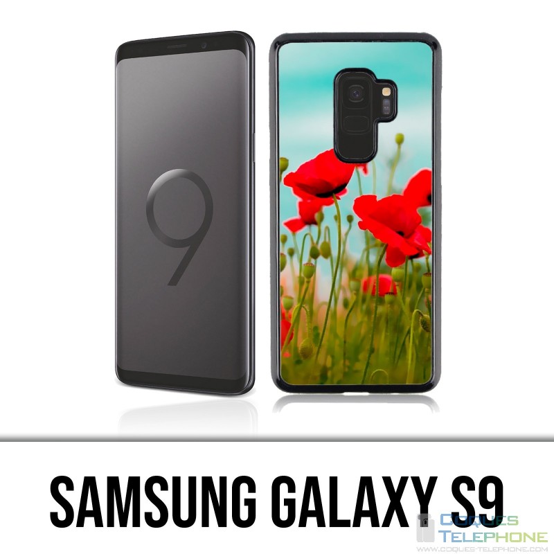 Carcasa Samsung Galaxy S9 - Poppies 2