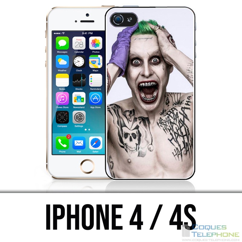 Custodia per iPhone 4 / 4S - Suicide Squad Jared Leto Joker
