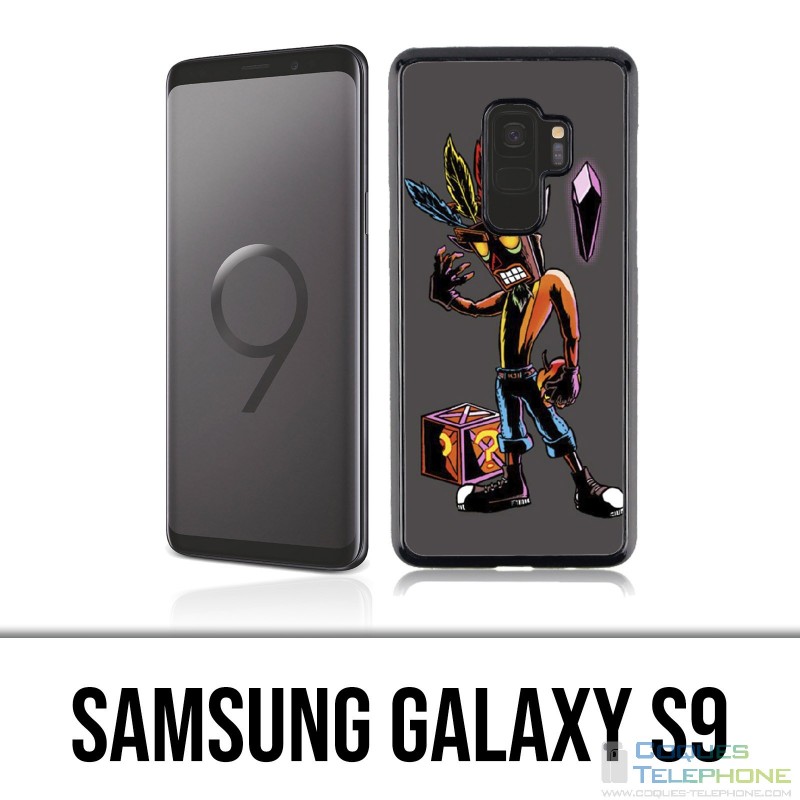 Carcasa Samsung Galaxy S9 - Máscara Crash Bandicoot
