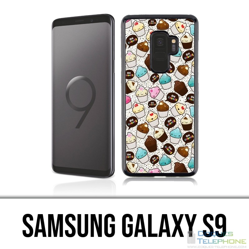 Samsung Galaxy S9 case - Kawaii Cupcake