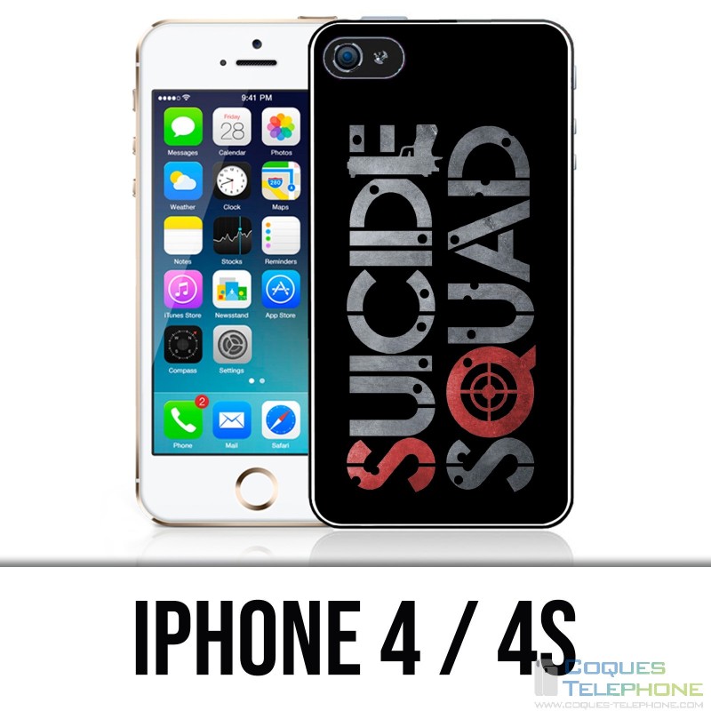 Coque iPhone 4 / 4S - Suicide Squad Logo