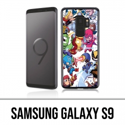 Carcasa Samsung Galaxy S9 - Cute Marvel Heroes
