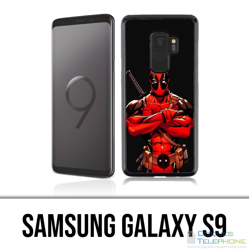 Samsung Galaxy S9 Hülle - Deadpool Bd