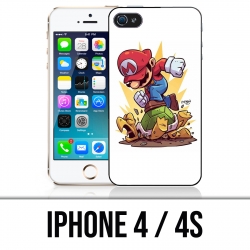 Coque iPhone 4 / 4S - Super Mario Tortue Cartoon