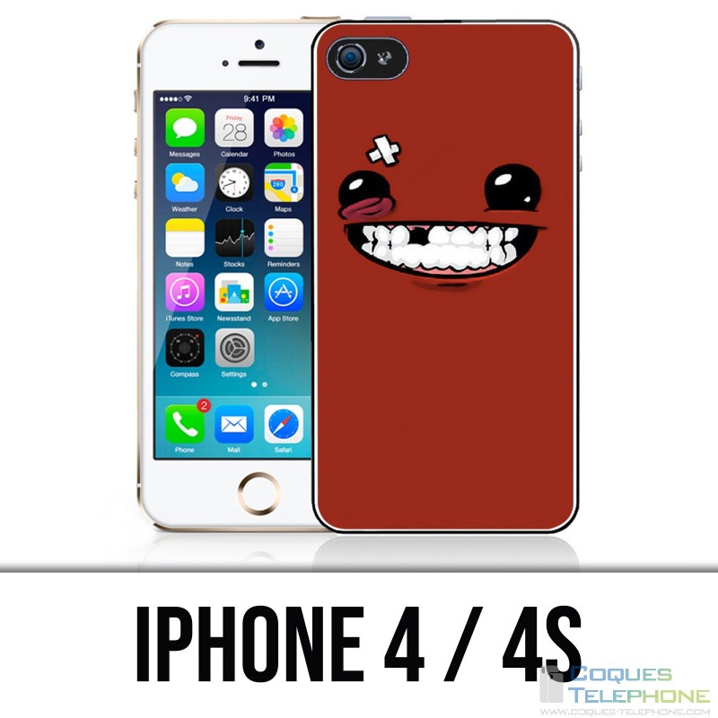 Coque iPhone 4 / 4S - Super Meat Boy