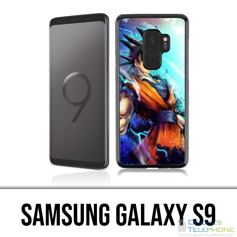 Coque Samsung Galaxy S9 - Dragon Ball Goku Couleur