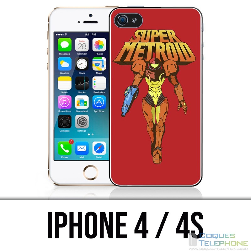 IPhone 4 / 4S Hülle - Super Vintage Metroid
