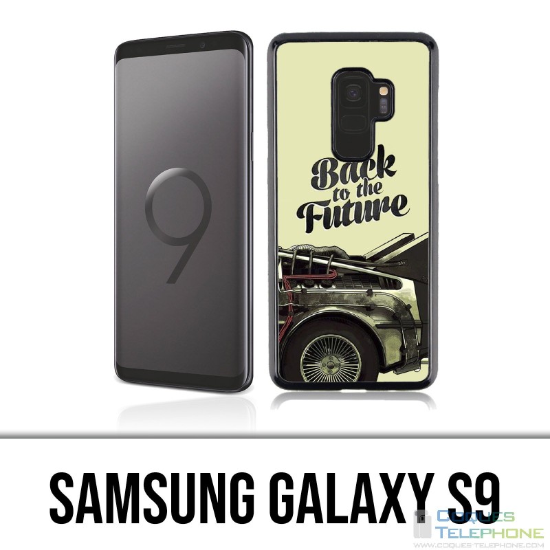 Carcasa Samsung Galaxy S9 - Regreso al futuro Delorean