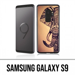 Carcasa Samsung Galaxy S9 - Elefante Azteca Vintage