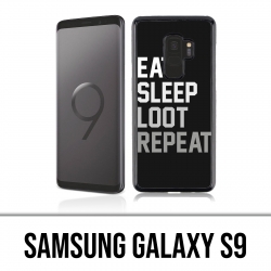Samsung Galaxy S9 Hülle - Eat Sleep Loot Repeat