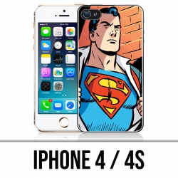 Coque iPhone 4 / 4S - Superman Comics