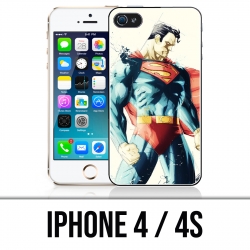 Coque iPhone 4 / 4S - Superman Paintart