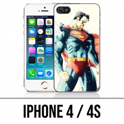 Custodia per iPhone 4 / 4S - Superman Paintart