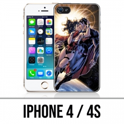 Coque iPhone 4 / 4S - Superman Wonderwoman