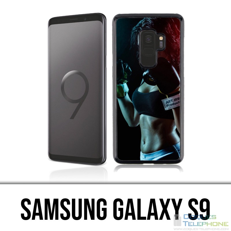 Coque Samsung Galaxy S9 - Girl Boxe