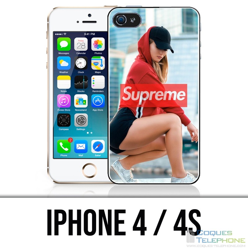 Custodia per iPhone 4 / 4S - Supreme Girl Back