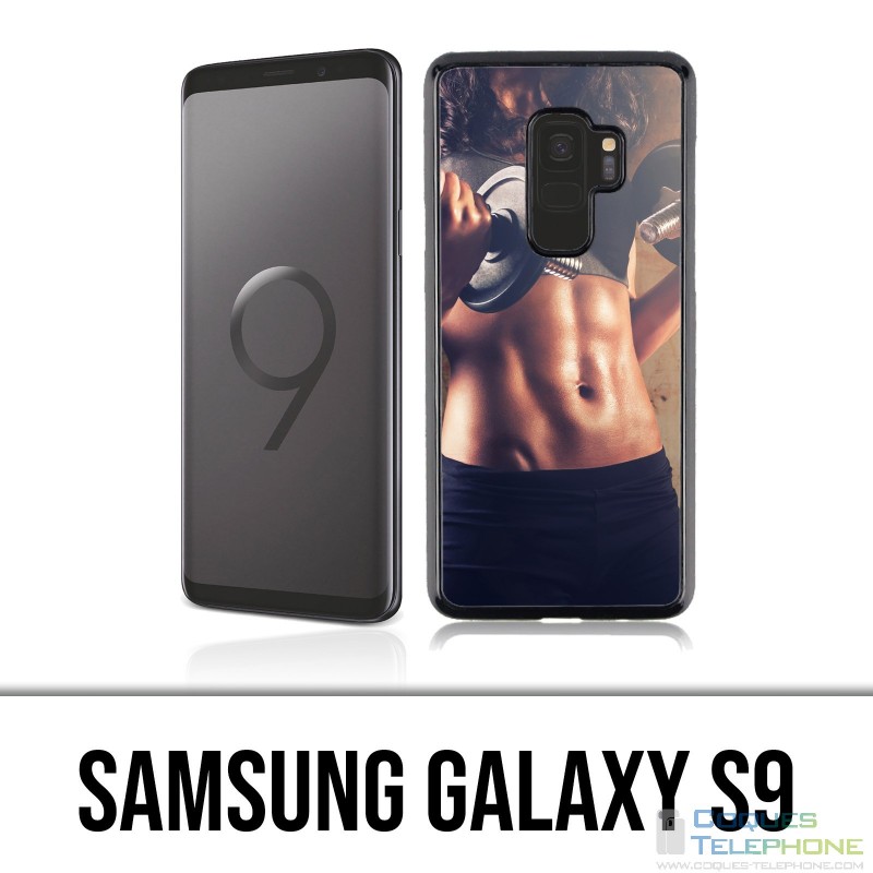 Samsung Galaxy S9 Hülle - Bodybuilding Girl
