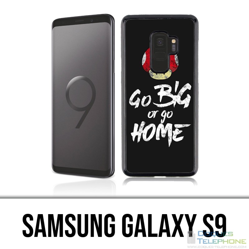 Samsung Galaxy S9 Hülle - Go Big oder Go Home Bodybuilding