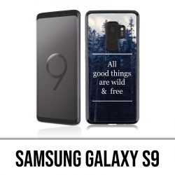 Samsung Galaxy S9 Hülle - Gute Dinge sind wild und frei