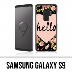 Coque Samsung Galaxy S9 - Hello Coeur Rose