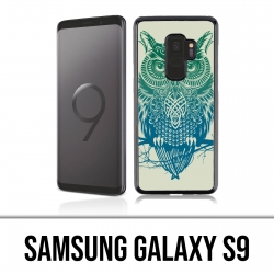 Coque Samsung Galaxy S9 - Hibou Abstrait