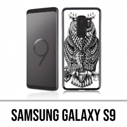 Samsung Galaxy S9 Hülle - Owl Azteque