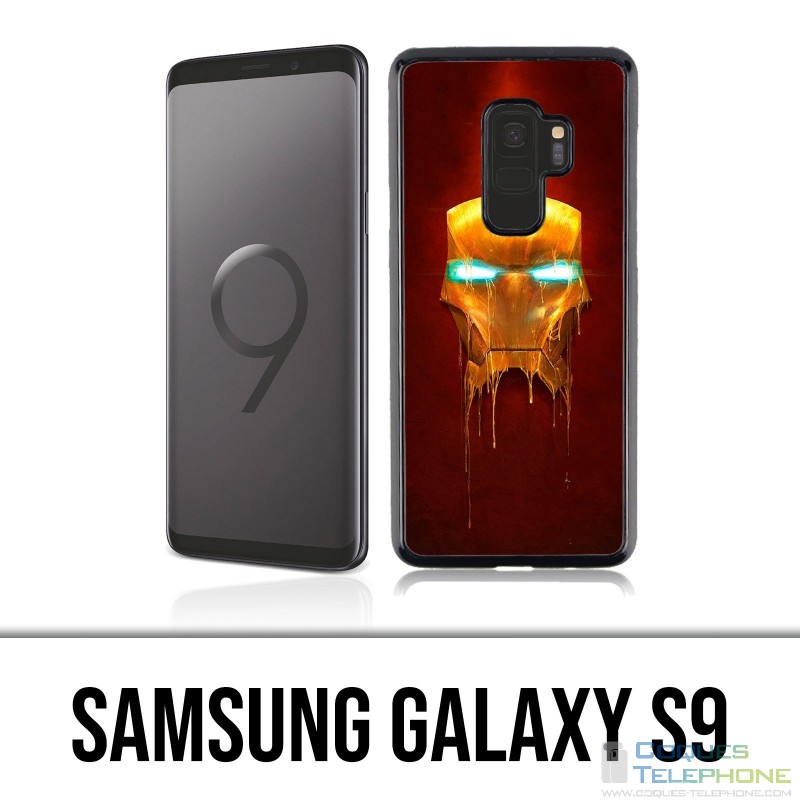 Samsung Galaxy S9 Hülle - Iron Man Gold
