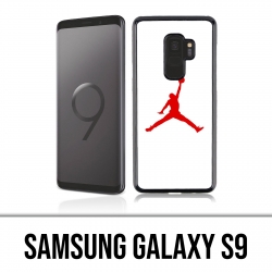 Custodia Samsung Galaxy S9 - Jordan Basketball Logo bianca