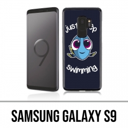 Samsung Galaxy S9 Hülle - Schwimmen Sie einfach weiter