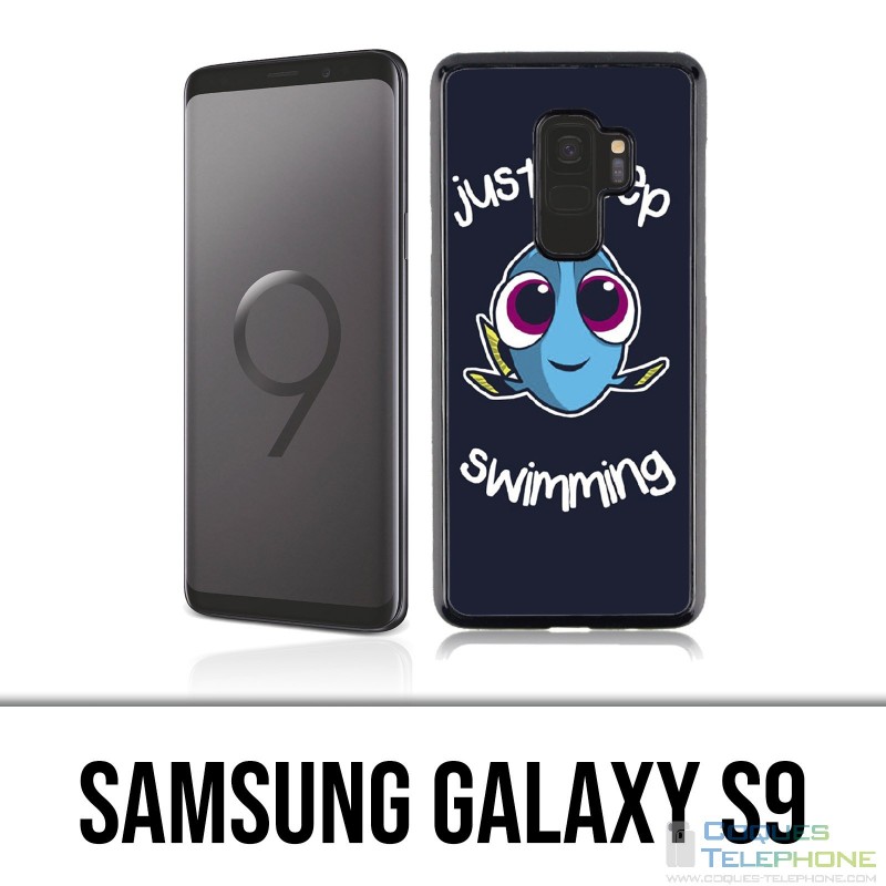 Samsung Galaxy S9 Hülle - Schwimmen Sie einfach weiter