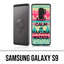 Samsung Galaxy S9 Hülle - Halten Sie ruhig Hakuna Mattata
