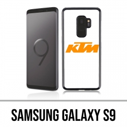 Carcasa Samsung Galaxy S9 - Ktm Logo Fondo blanco