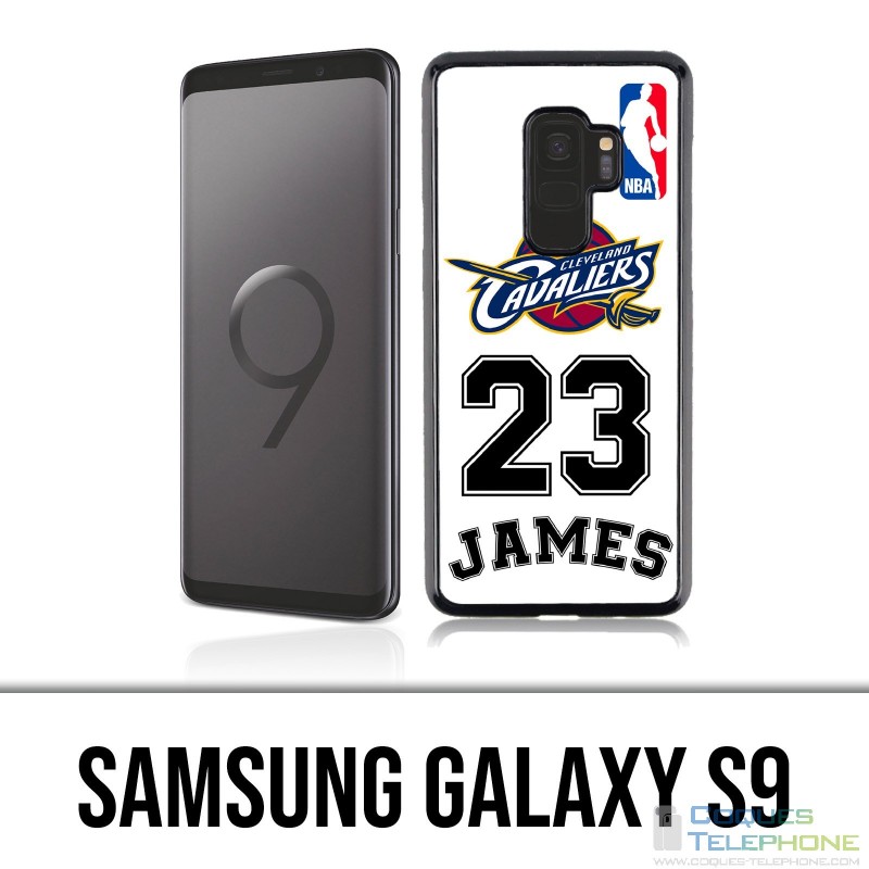 Coque Samsung Galaxy S9 - Lebron James Blanc