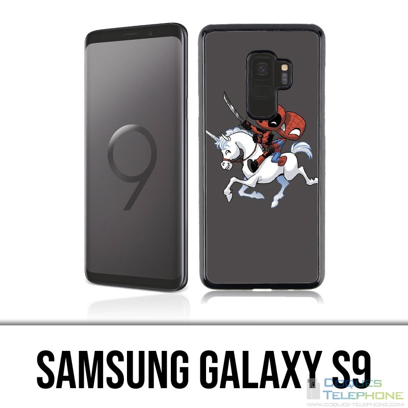 Custodia Samsung Galaxy S9 - Unicorn Deadpool Spiderman