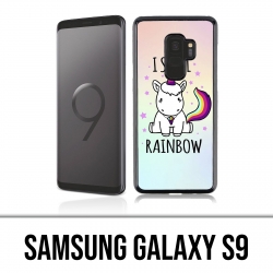 Coque Samsung Galaxy S9 - Licorne I Smell Raimbow