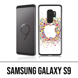 Carcasa Samsung Galaxy S9 - Logotipo de Apple multicolor
