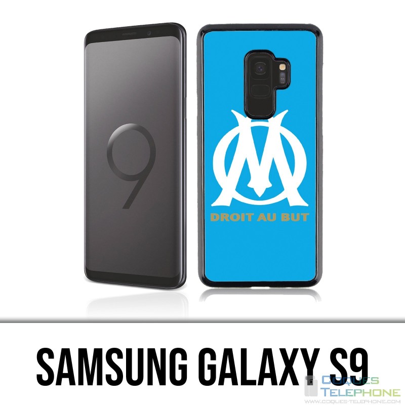 Custodia Samsung Galaxy S9 - Om logo blu Marsiglia