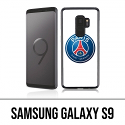 Carcasa Samsung Galaxy S9 - Logo Psg Fondo blanco